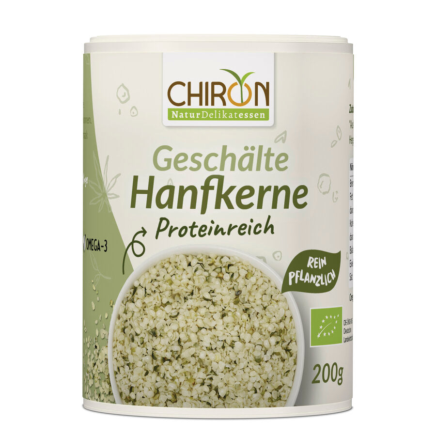 Geschälte Hanfsamen Dose 200 g