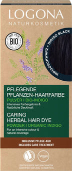 Pflegende Pflanzen-Haarfarbe Pulver 12 Indigoschwa 100 g