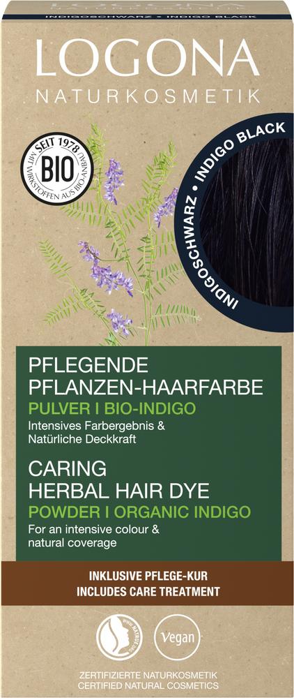 Pflegende Pflanzen-Haarfarbe Pulver 12 Indigoschwa 100 g