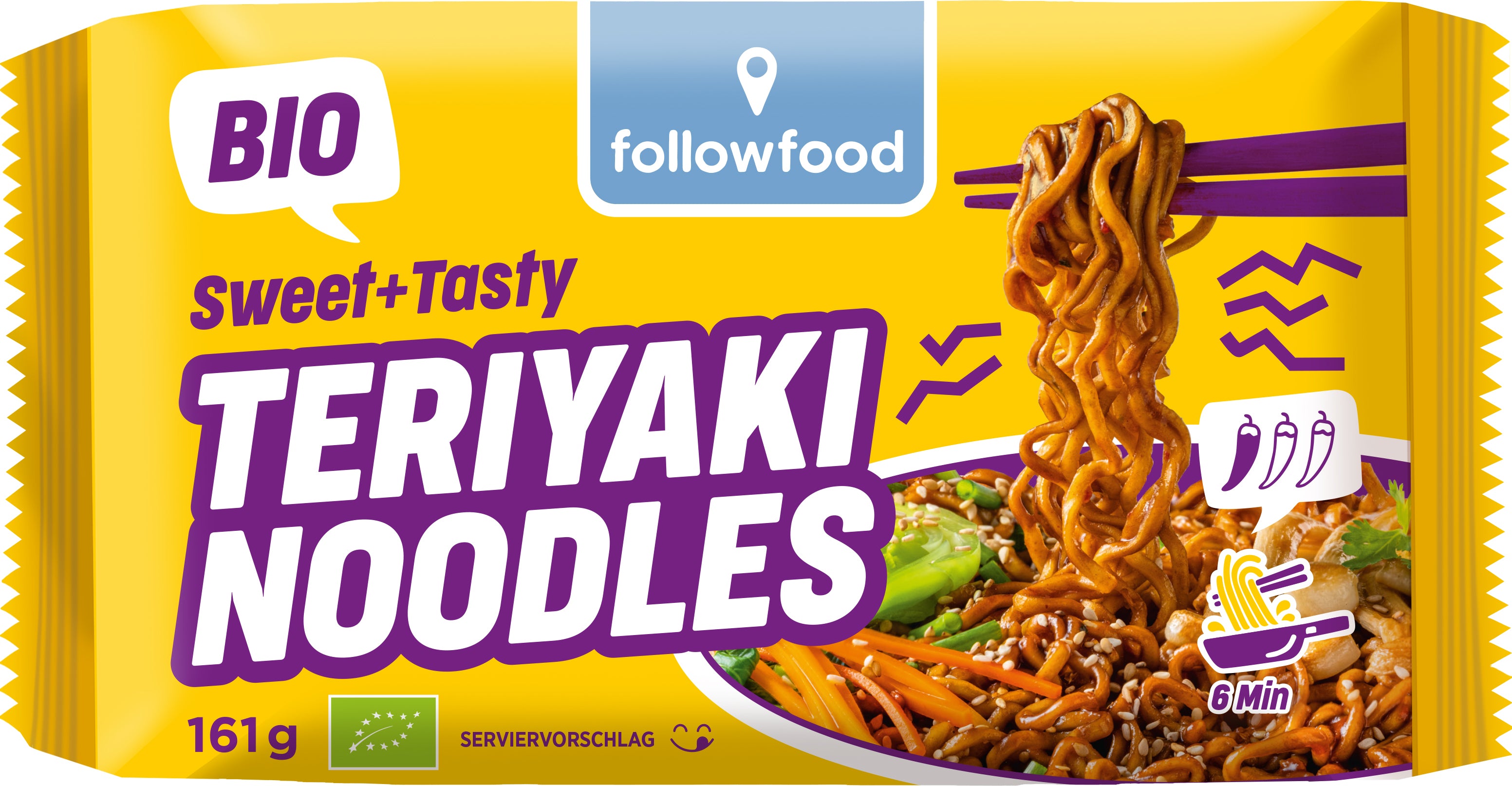 Instant Gericht mit Mie-Nudeln nach Teriyaki-Art 161 g