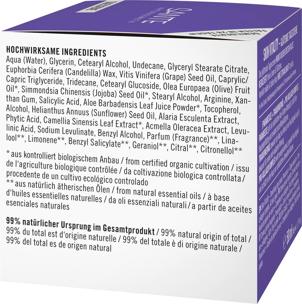 Glättende Tagescreme Skin Vitality 50 ml