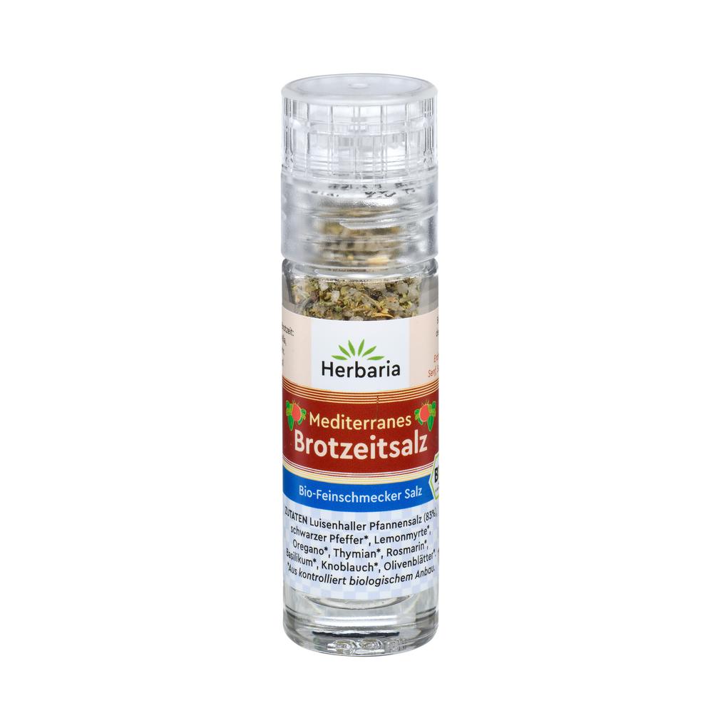 Mediterranes Brotzeitsalz Mini-Mühle 15 g