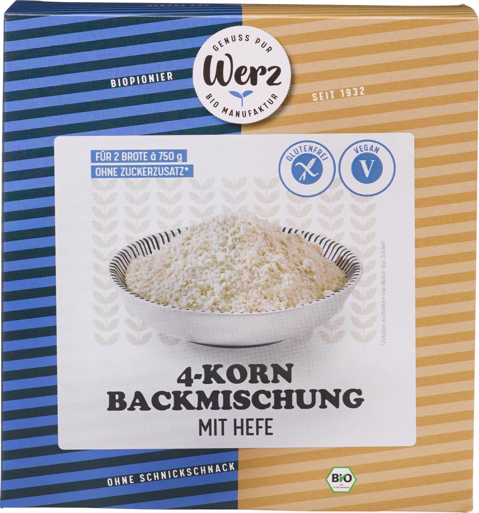 4-Korn-Brotbackmischung 1 kg