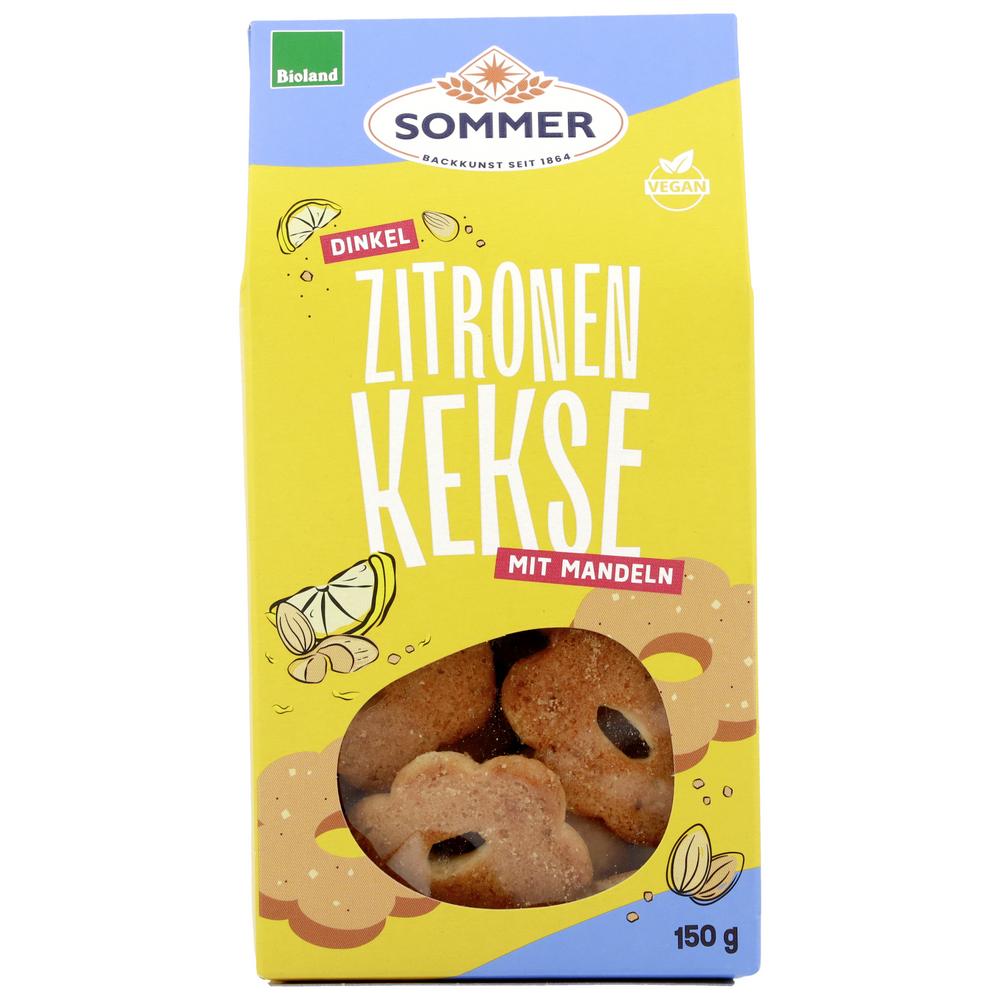 Zitronenkekse Dinkel mit Mandeln&Zitrone 150 g