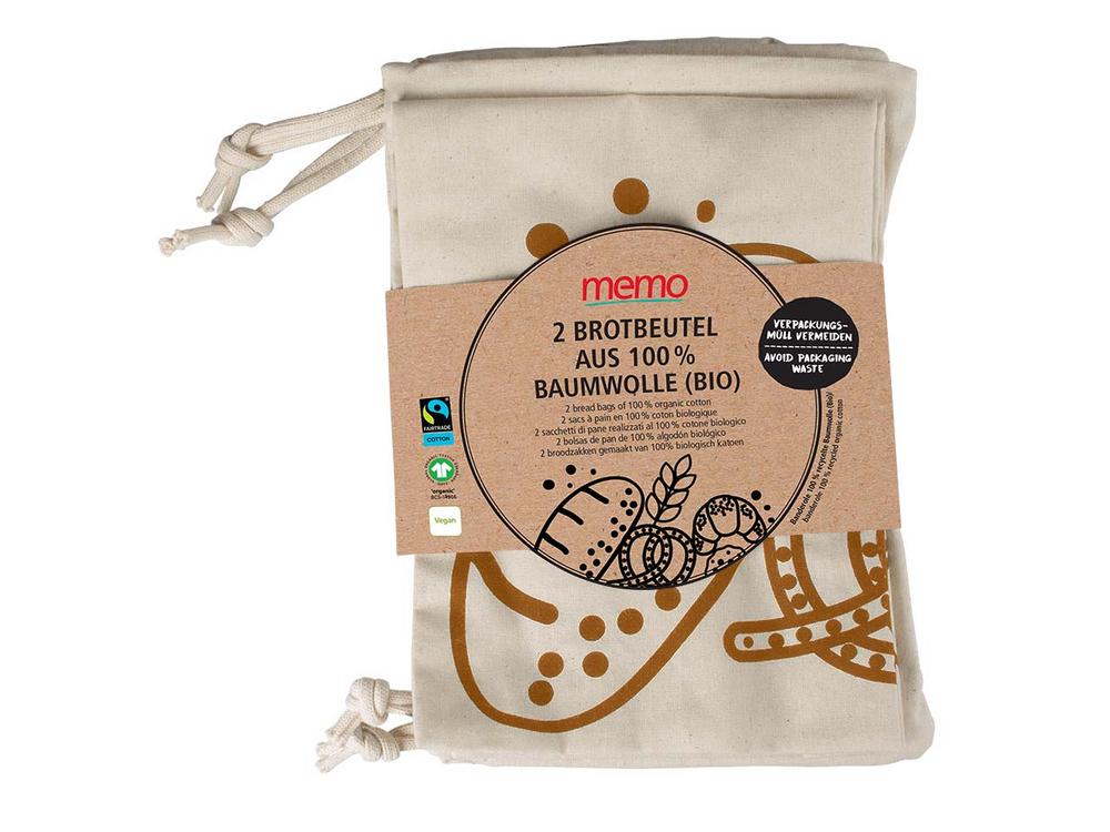 Brotbeutel 2er-Pack 1 Stk