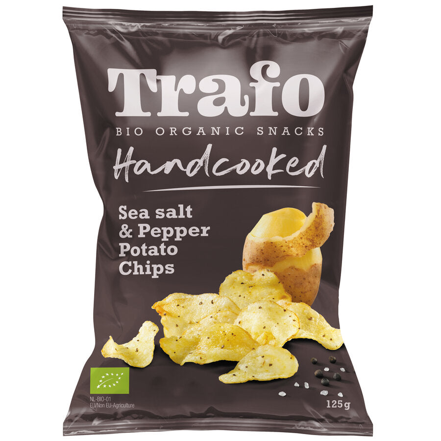 Handcooked Chips Seasalt & Black Pepper 125 g