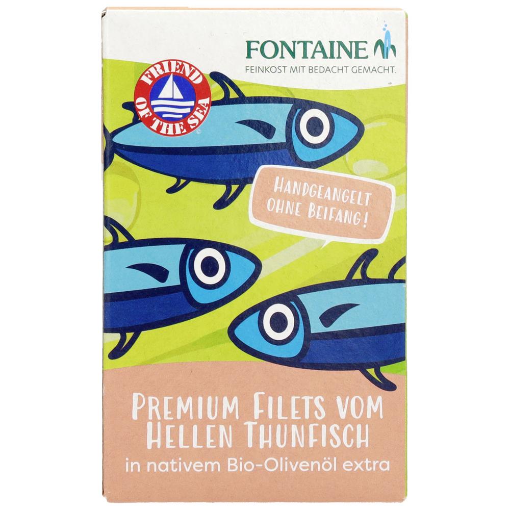 Thunfisch hell in Bio-Olivenöl 120 g