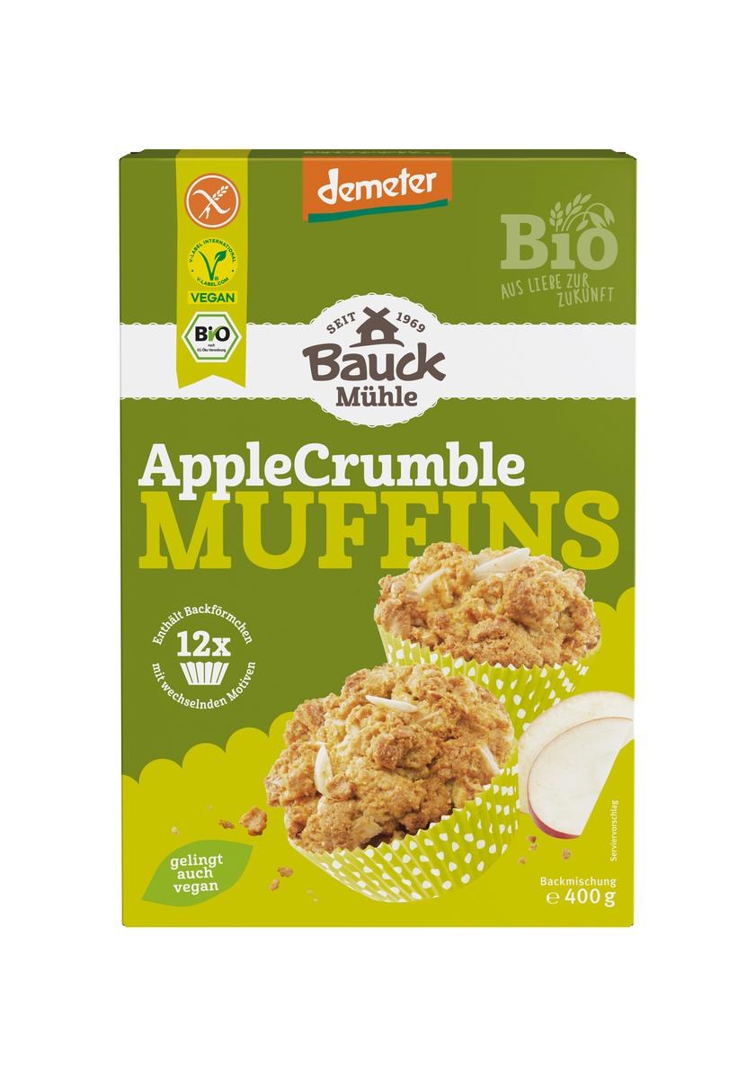 Backmischung Apple Crumble Muffins demeter 400 g