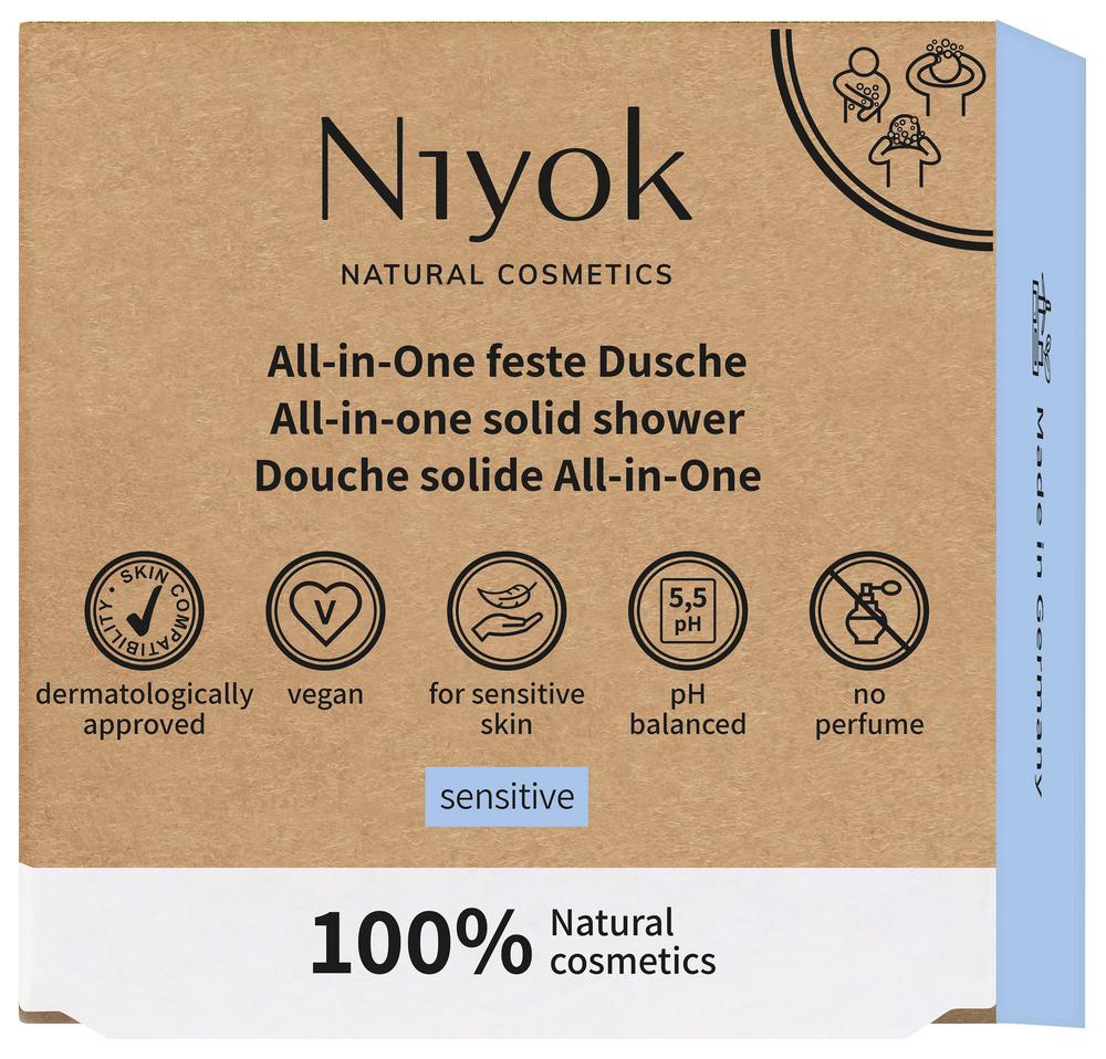 All-in-One feste Dusche Haut + Haar Sensitiv 80 g
