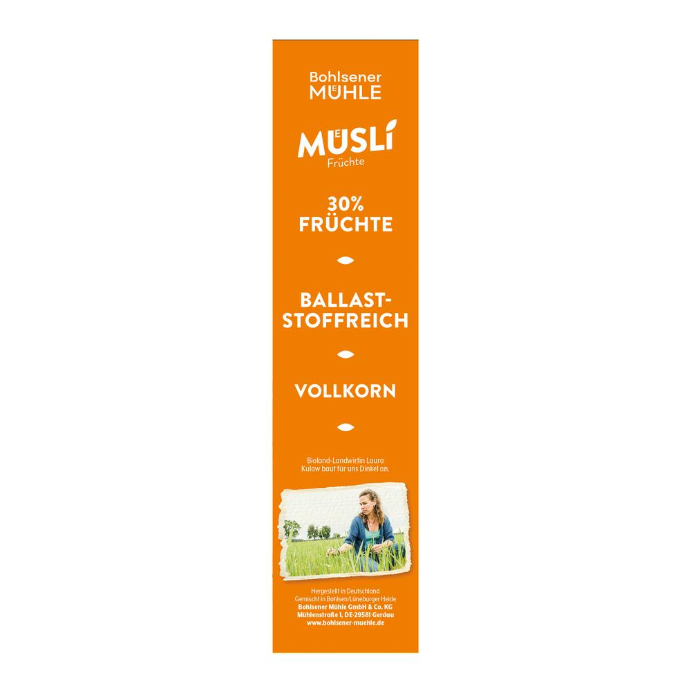 Früchte Müsli  mit 30 % getrockneten Früchten 500 g