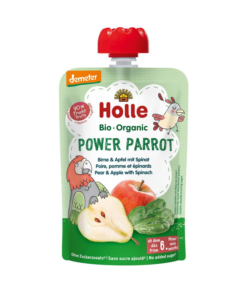 Pouchy Power Parrot demeter Birne,Apfel&Spinat 100 g