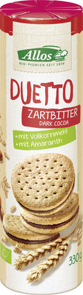 Duetto Zartbitter Doppelkeks mit Zartbittercreme 330 g