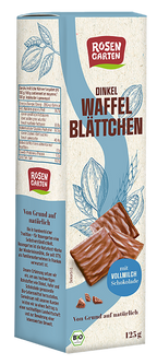 Dinkel-Waffelblättchen mit Vollmilch-Schokolade 125 g