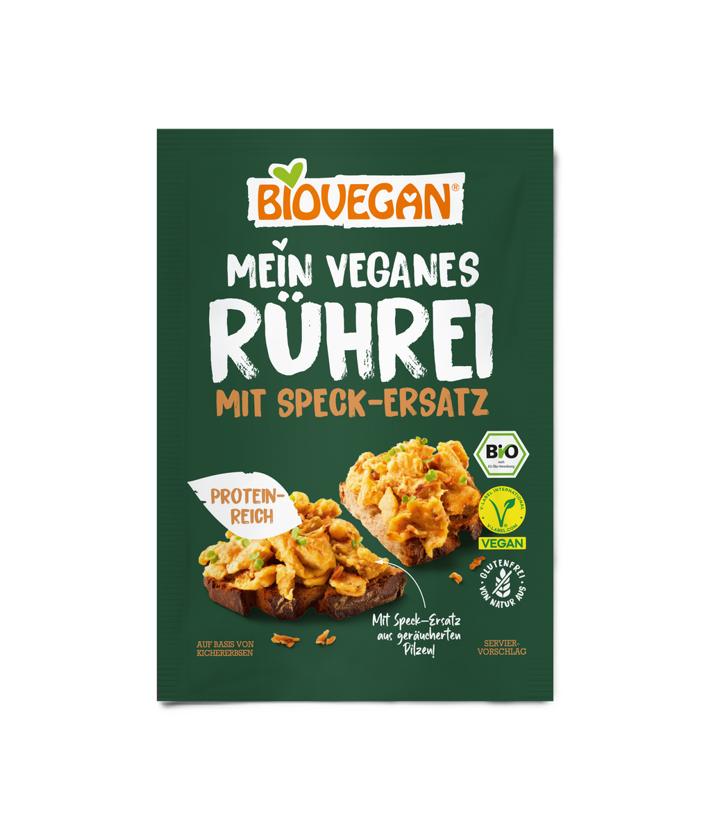 Mein veganes Rührei mit Speck-Ersatz 50 g