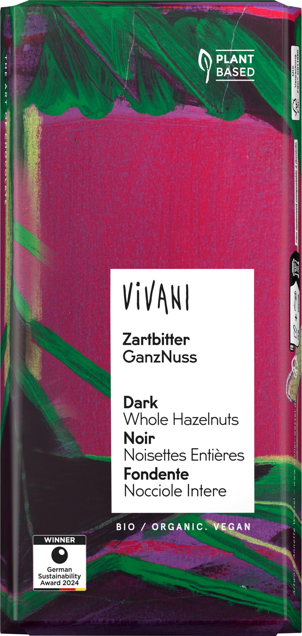 Zartbitter GanzNuss Schokolade 100 g