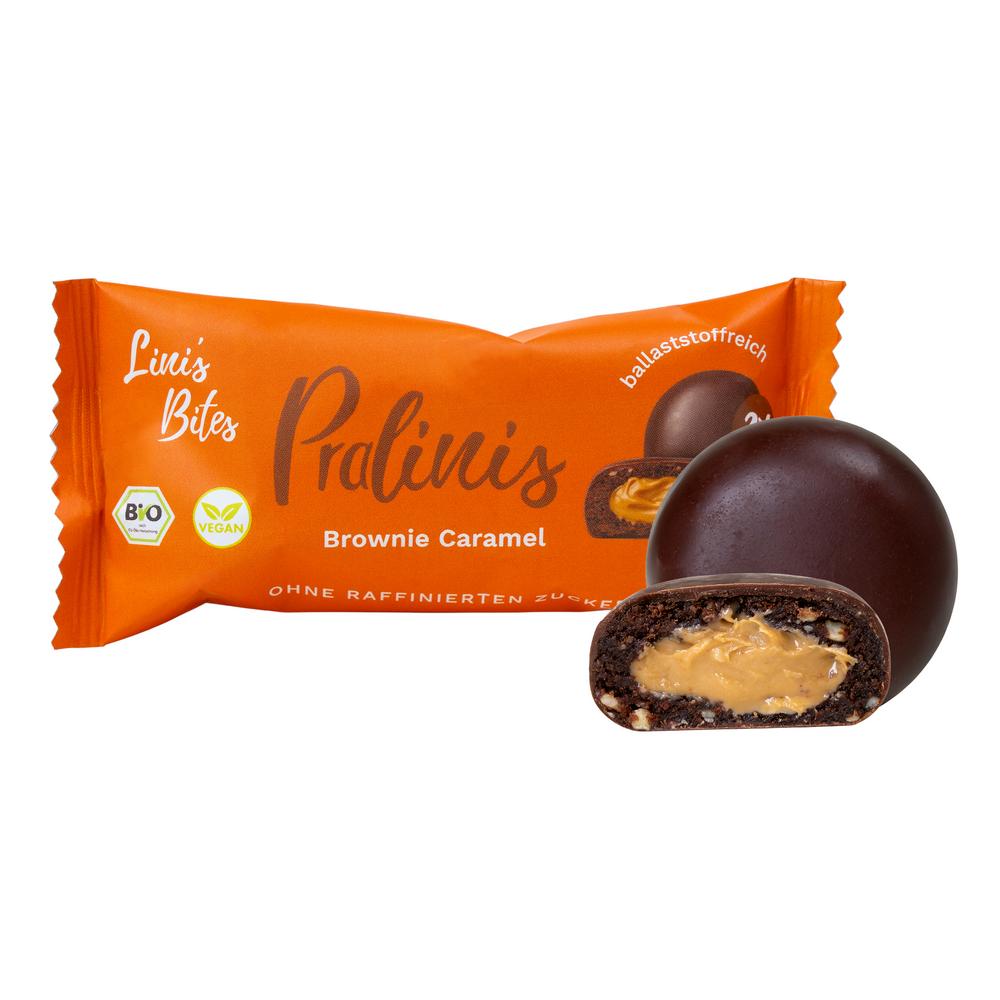Cashew Choc Caramel Pralinis Dattel-Kugeln 46 g