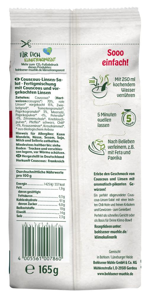 Couscous Linsen Salat 165 g