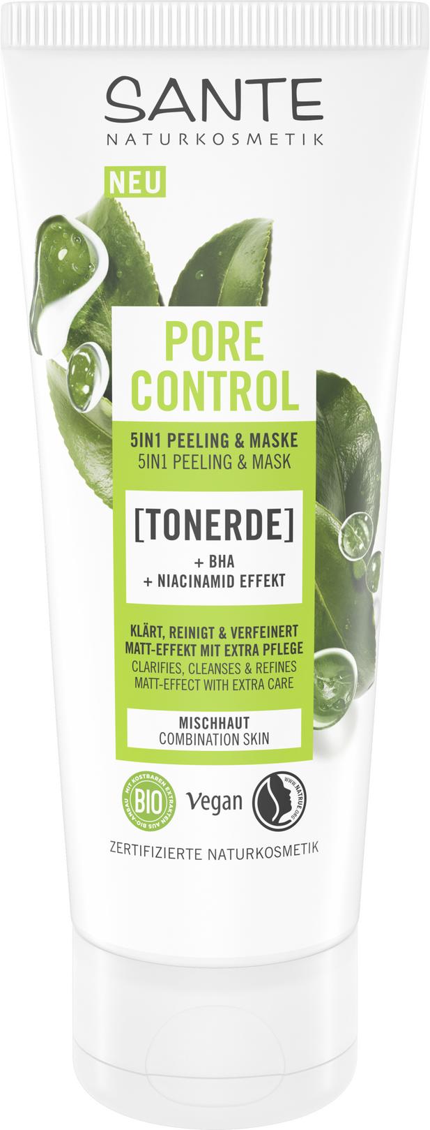 Pore Control 5in1 Peeling & Maske Tonerde BHA&Niac 100 ml