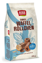 Dinkel-Waffelröllchen mit Vollmilch-Schokolade 150 g