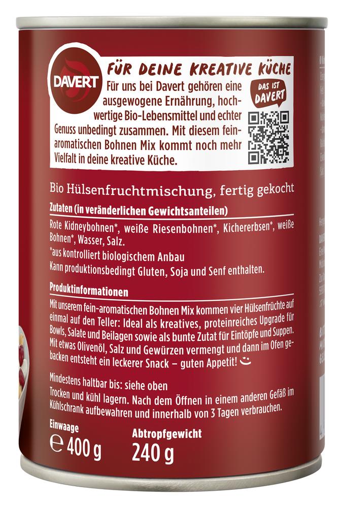 Bohnen Mix Konserve 400 g