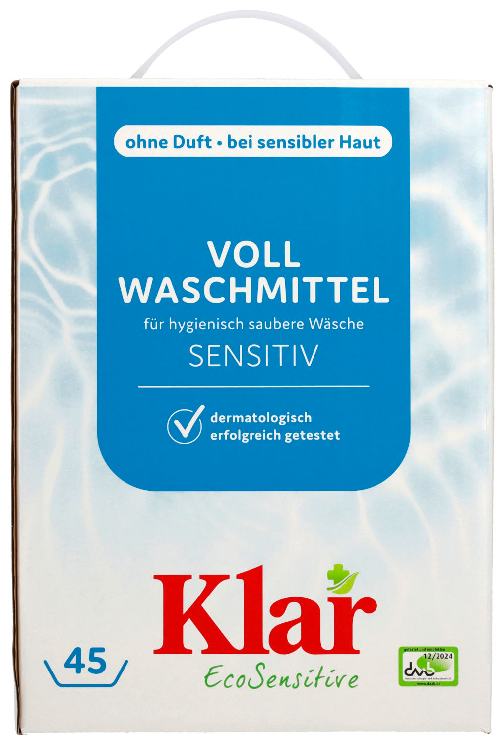 Waschnuss Vollwaschmittel Pulver 45 Waschgänge 2475 g