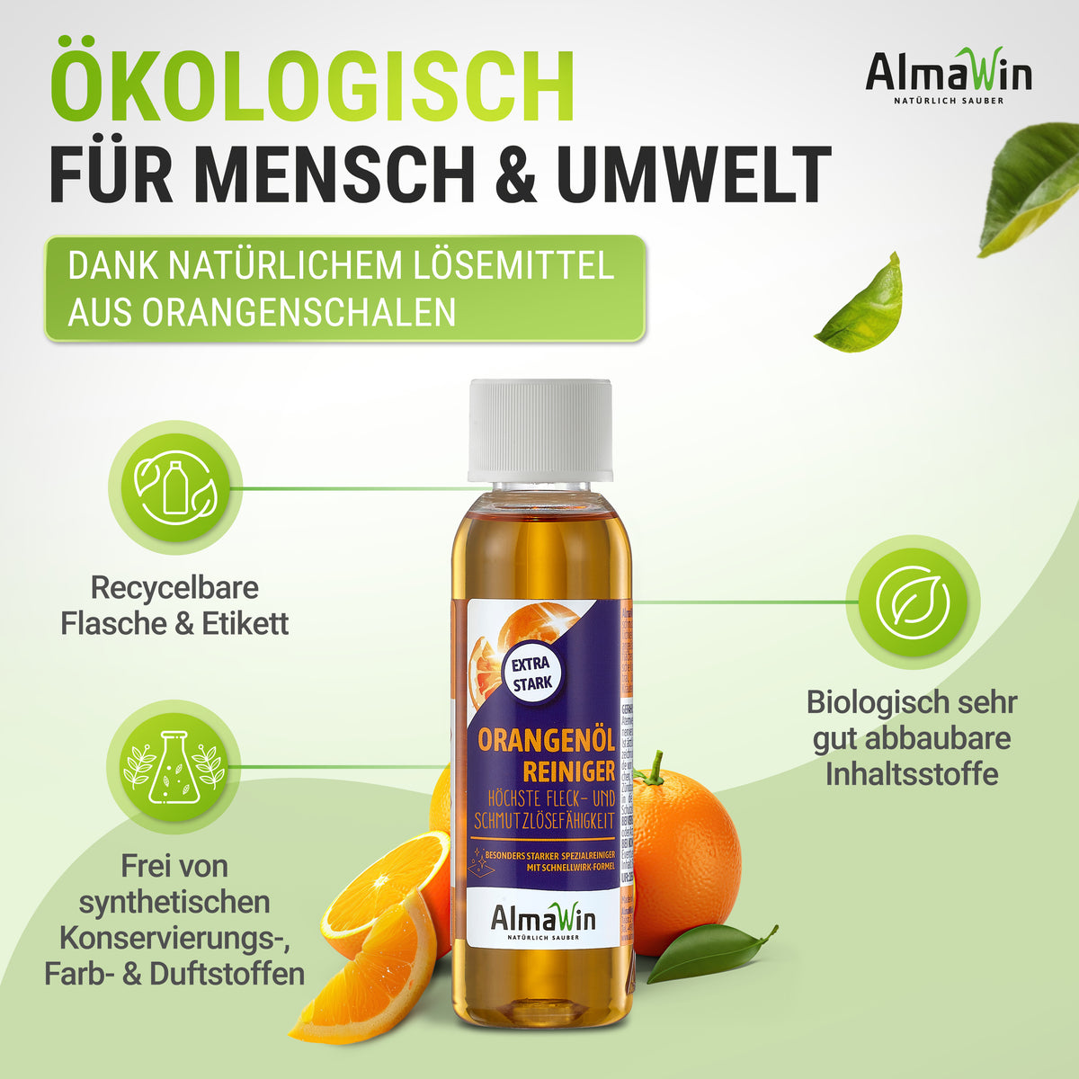 Orangenöl-Reiniger Extra Stark 125 ml