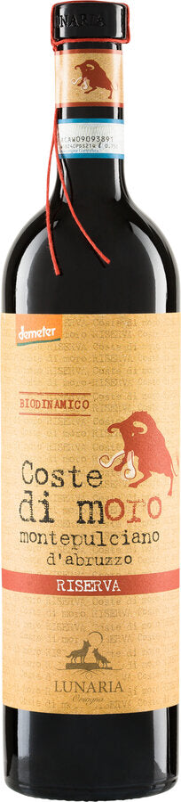 Montepulciano 'Coste di Moro Riserva' DOC demeter 750 ml