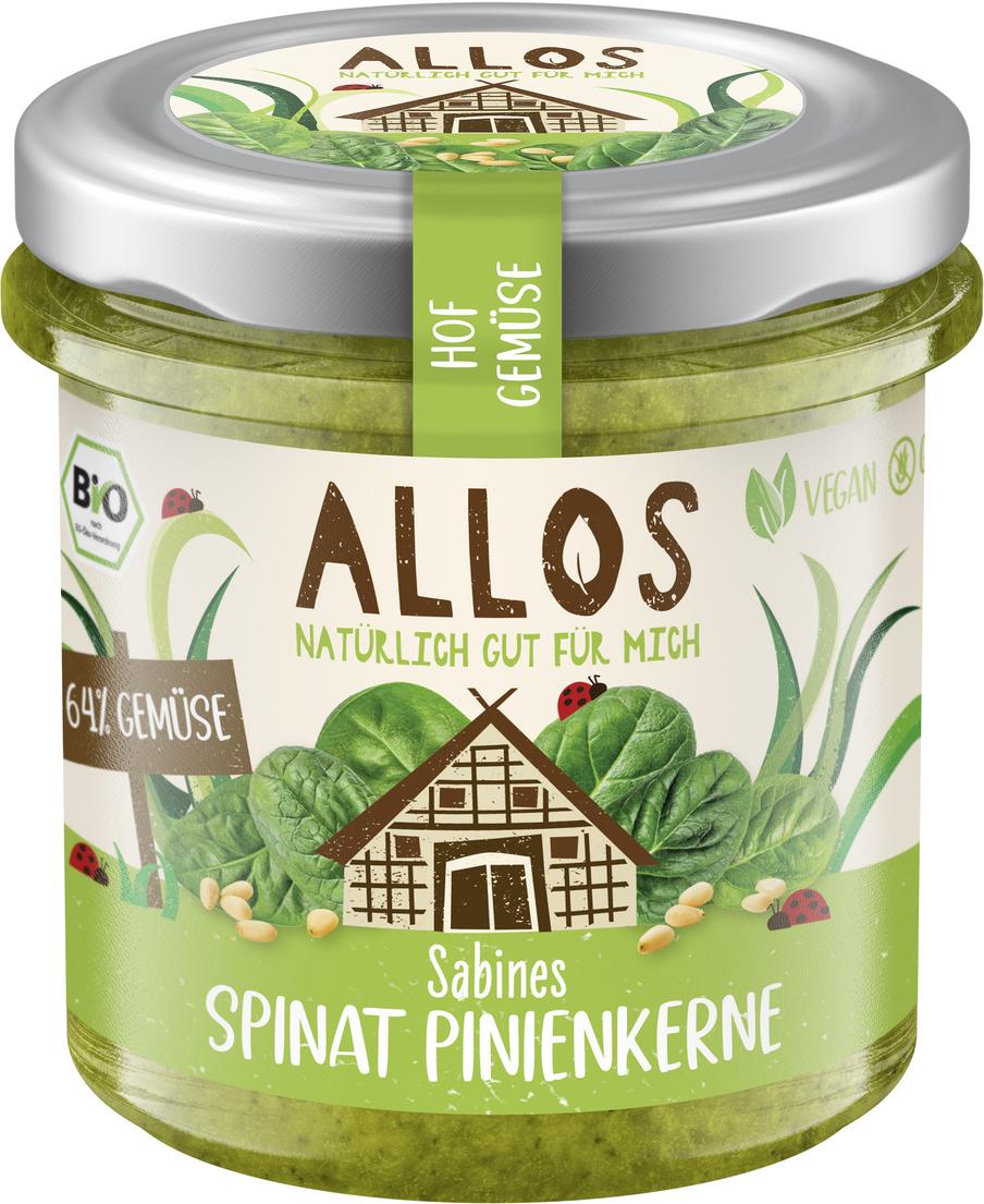 Hofgemüse Sabines Spinat Pinienkerne 135 g