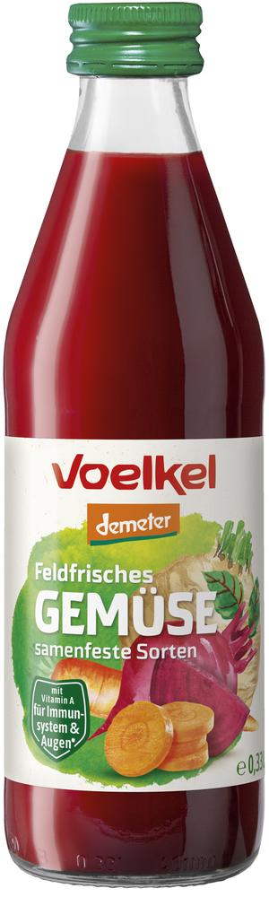 Feldfrisches Gemüse 100% Direktsaft demeter 330 ml