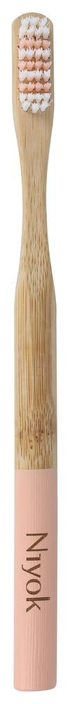 Bambuszahnbürste adult medium lachs 1 Stk