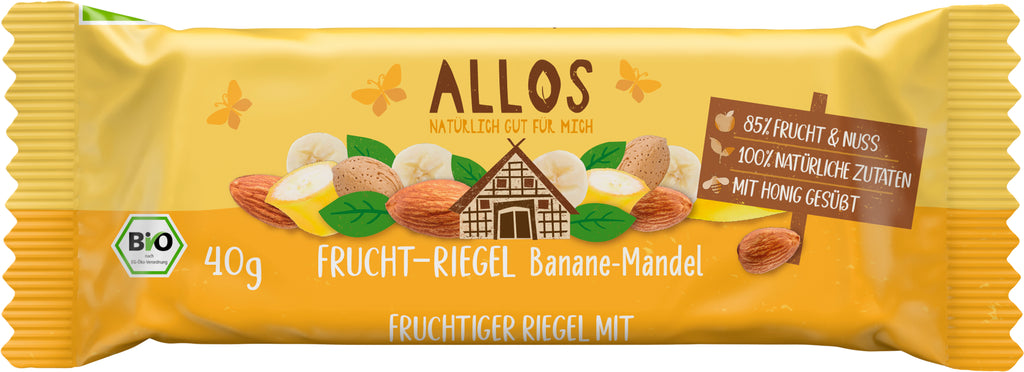 Frucht-Riegel Banane Mandel 40 g