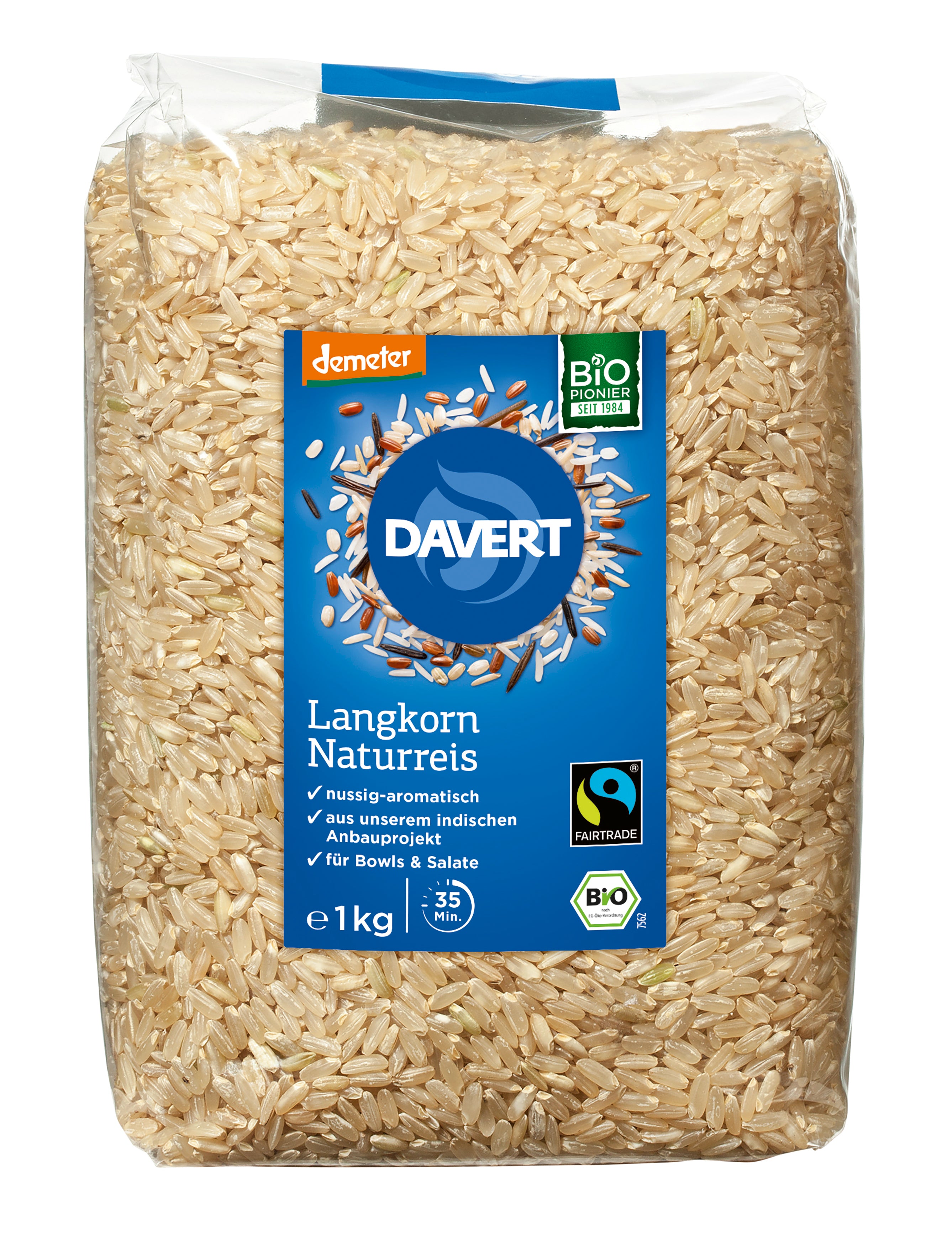 Natur-VK-Langkorn-Reis Spitzenreis 1 kg
