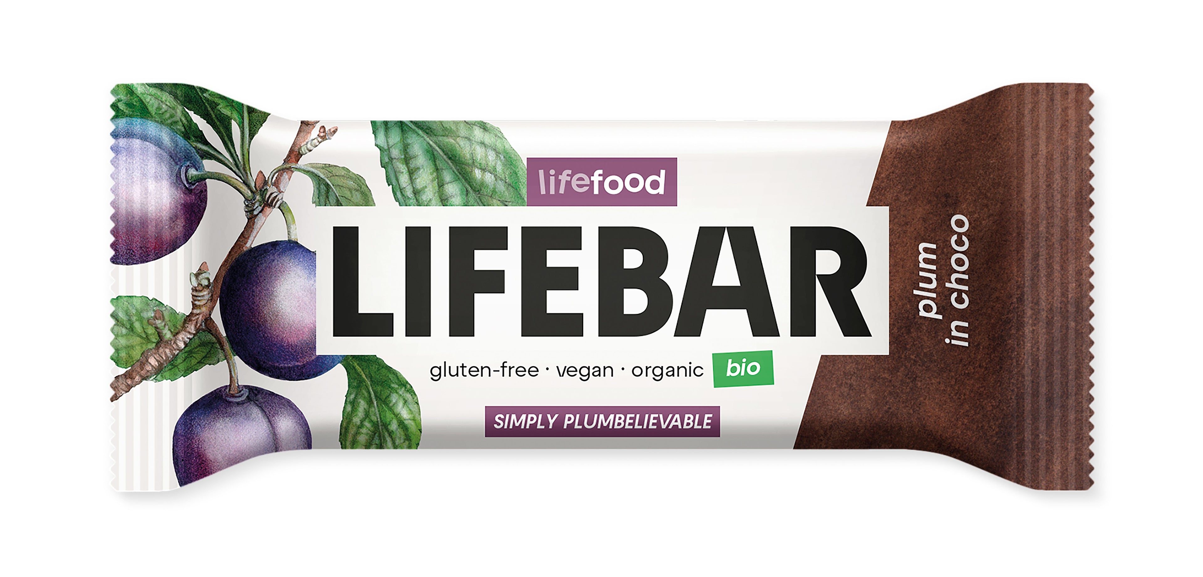 Lifebar InChoco Pflaumen 40 g