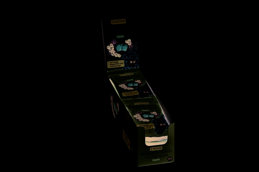 Manukahonig Halspastillen cassis 30 g