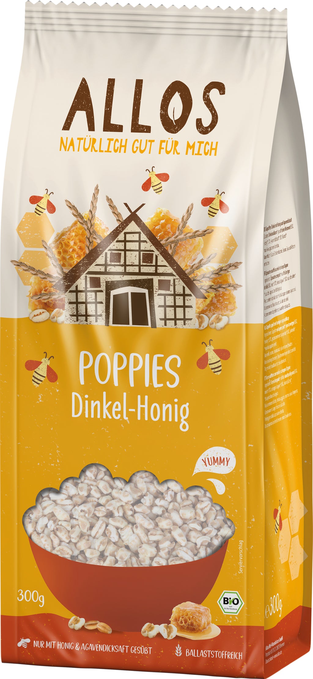 Dinkel-Honig-Poppies 300 g