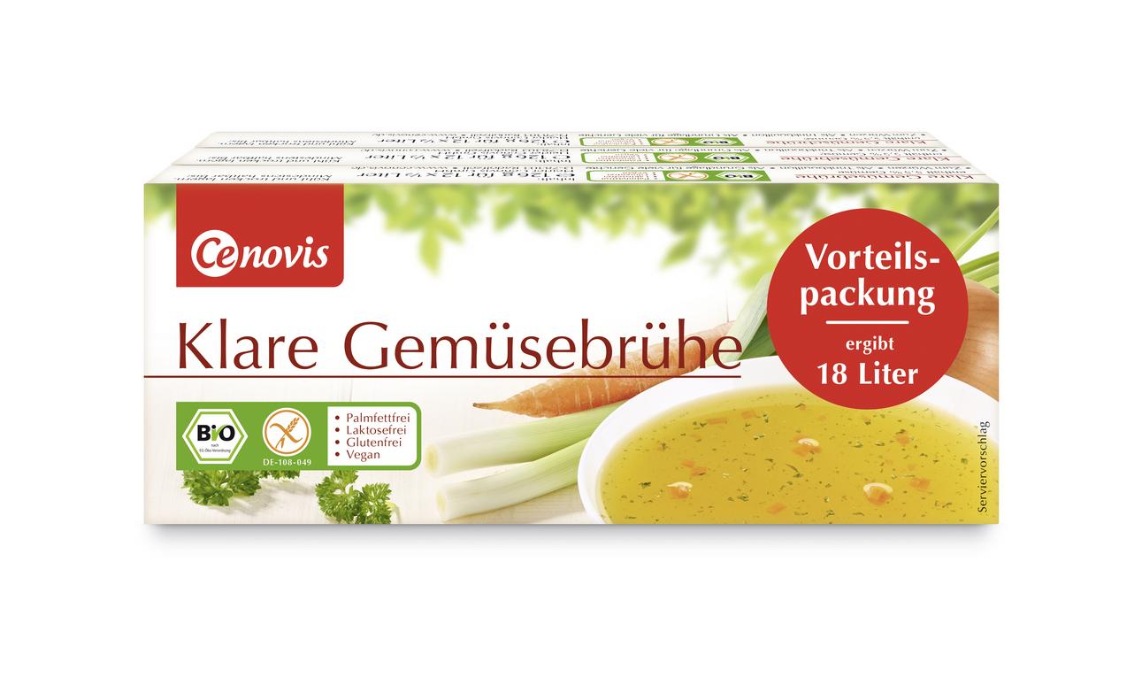 Klare Gemüsebrühe - 3 x 12 Würfel 378 g