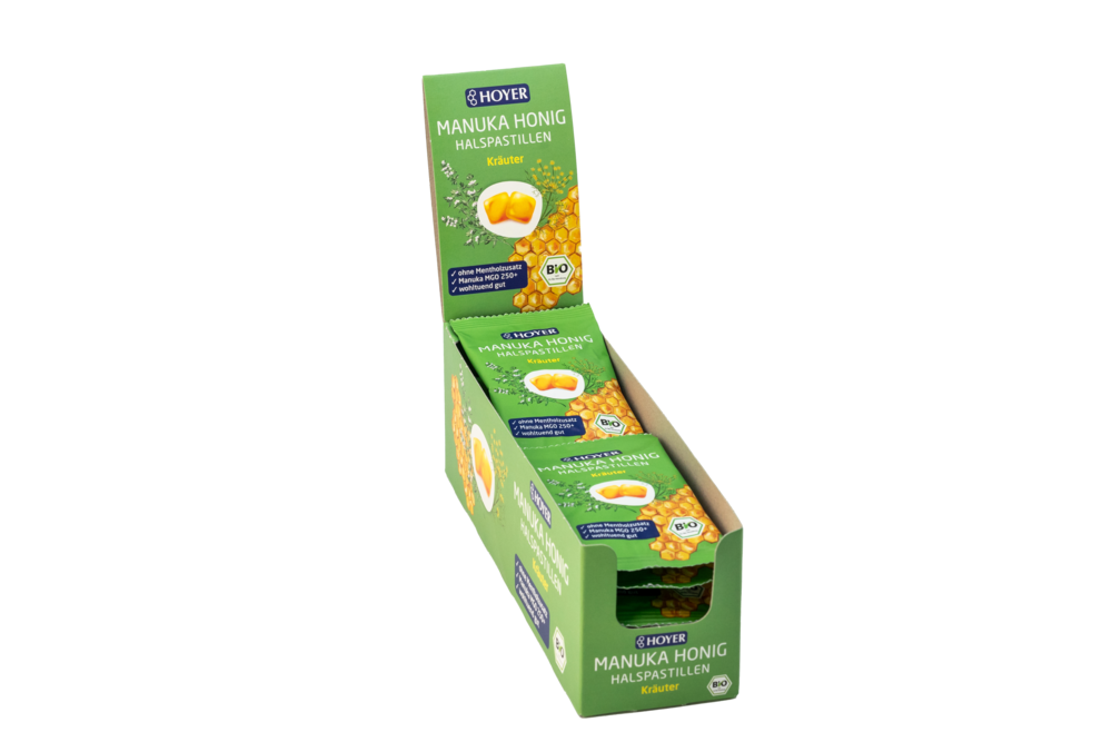 Manukahonig Halspastillen Kräuter 30 g