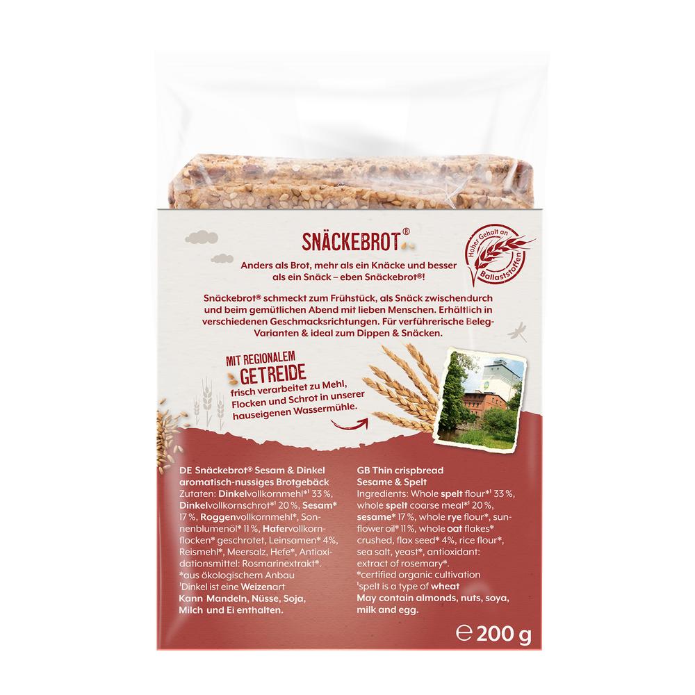 Snäckebrot Sesam & Dinkel 200 g