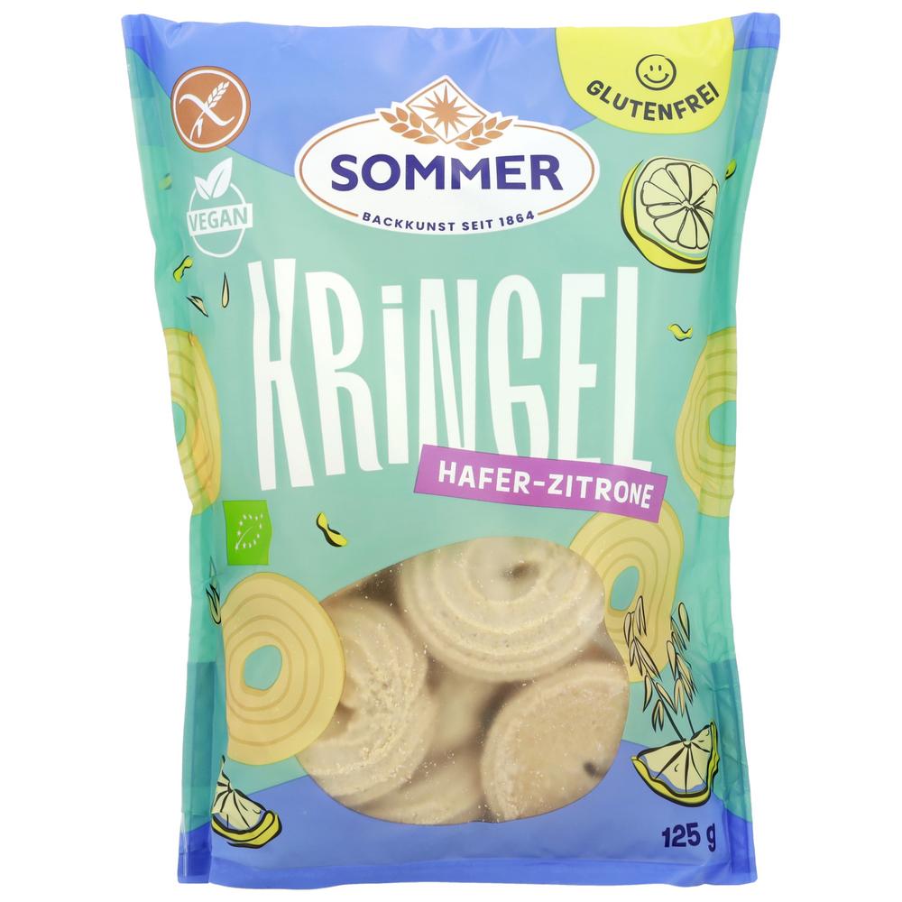Hafer-Zitronen-Kringel glutenfrei 125 g