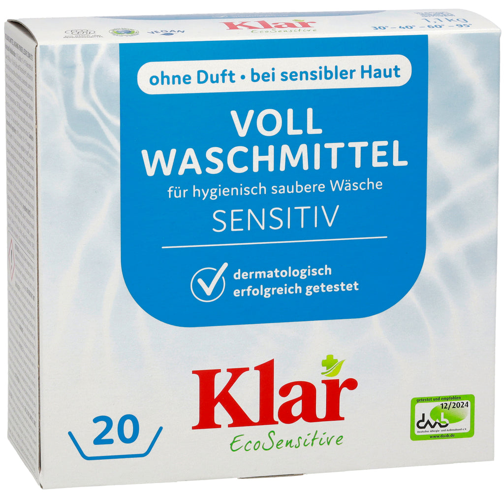 Waschnuss Vollwaschmittel Pulver 20 Waschgänge 1,1 kg