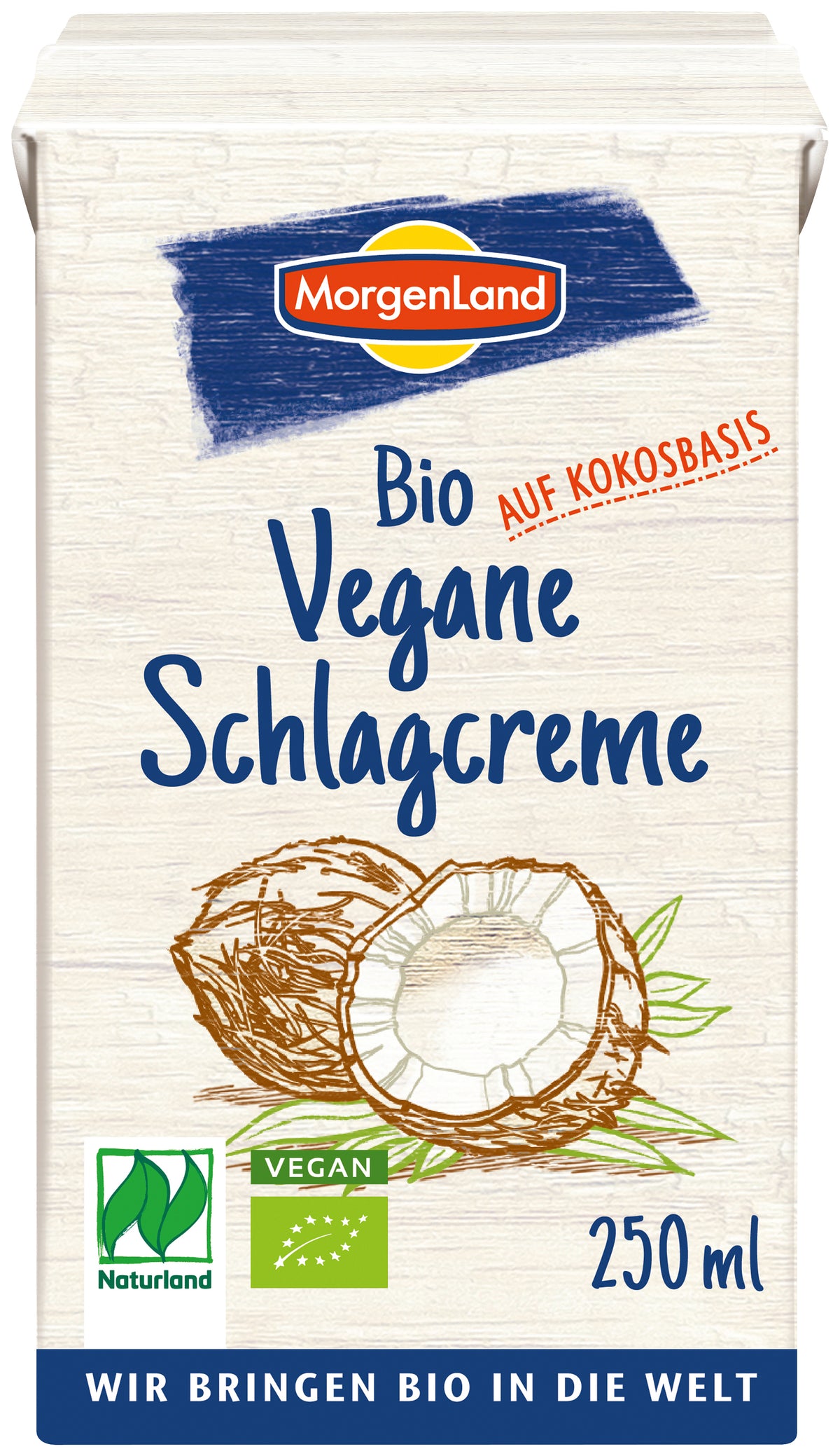 Vegane Schlagcreme im Tetrapack 250 ml