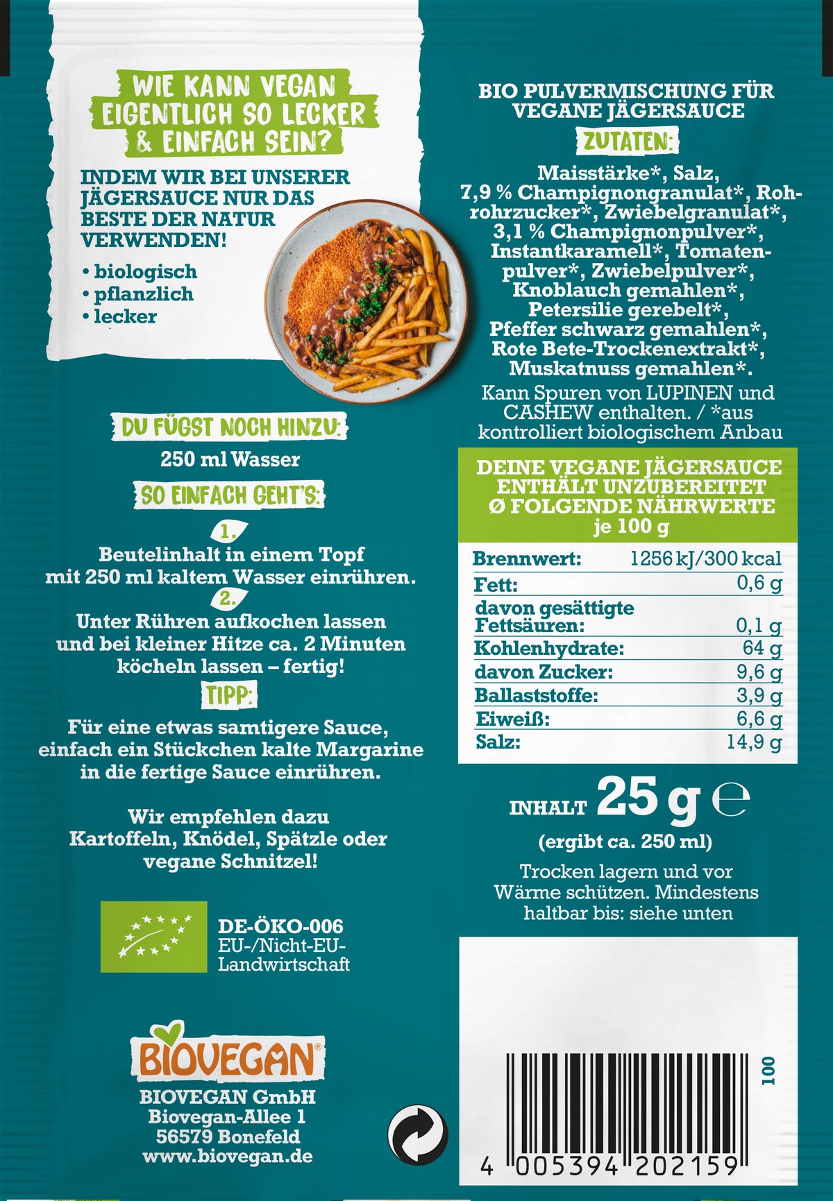 Meine vegane Jägersauce 25 g