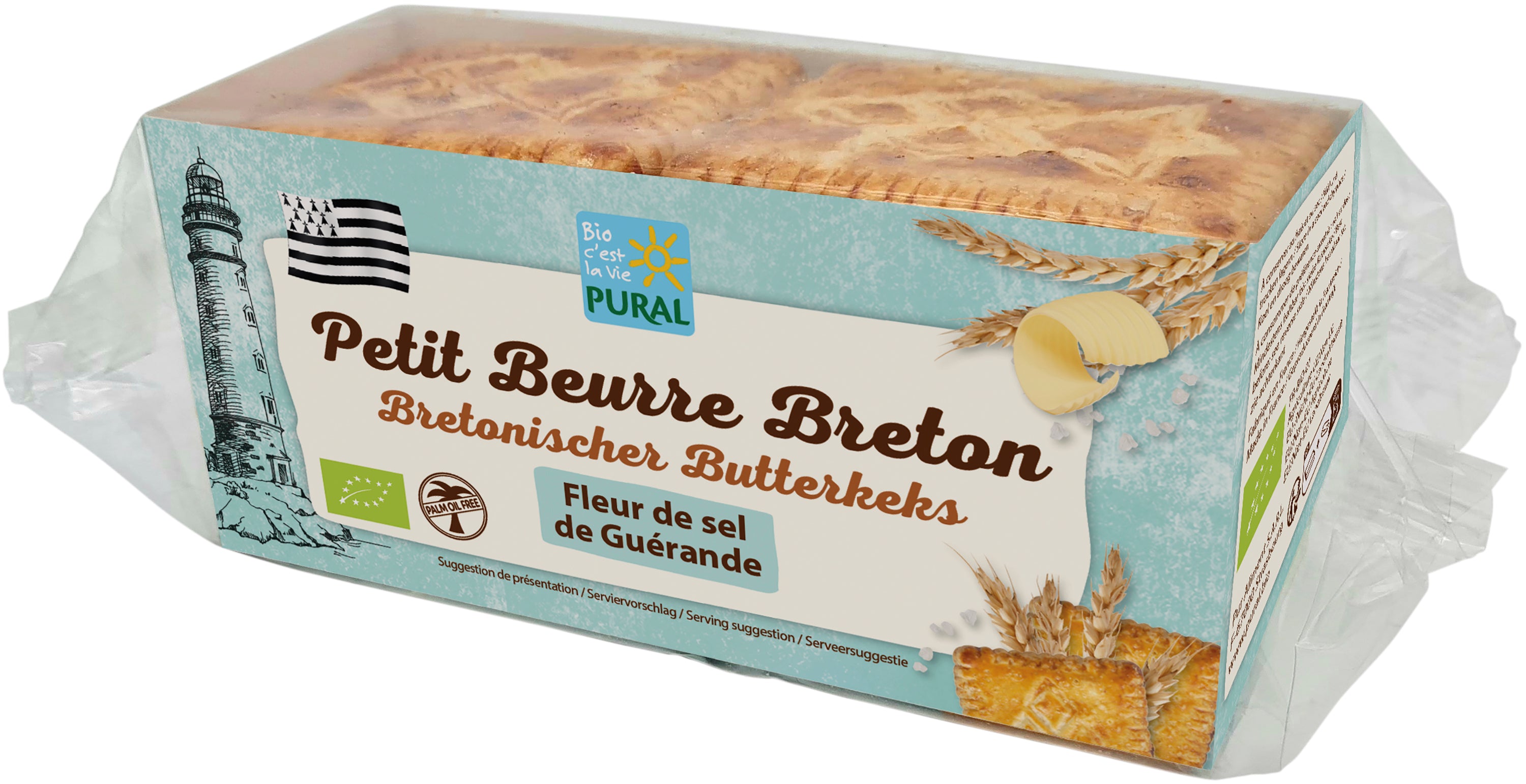 Bretonischer Butterkeks mit Fleur de Sel aus Guéra 220 g
