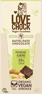 Pistachio Almond 69% Kakao - sweetened with dates 70 g