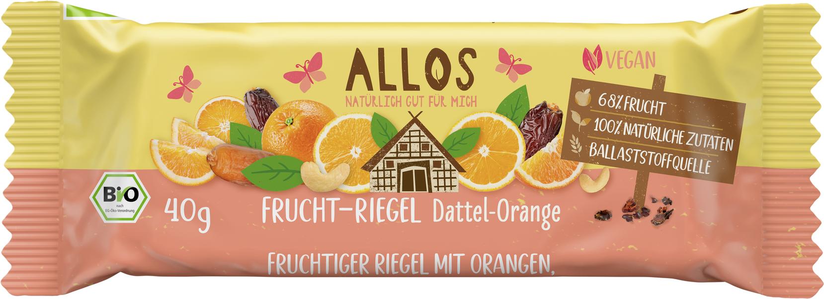 Frucht-Riegel Dattel Orange 40 g