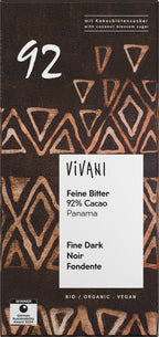 Feine Bitter 92% Cacao Panama 80 g
