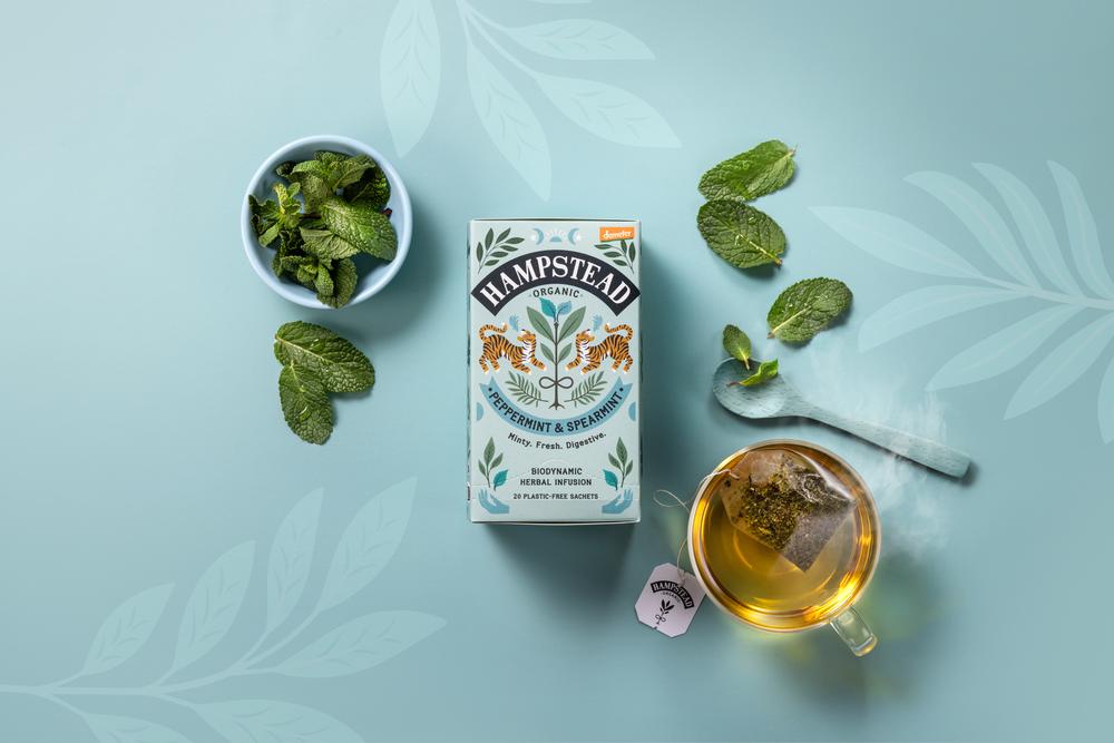 Pfeffer-& grüne Minze Tee demeter 20 Stk