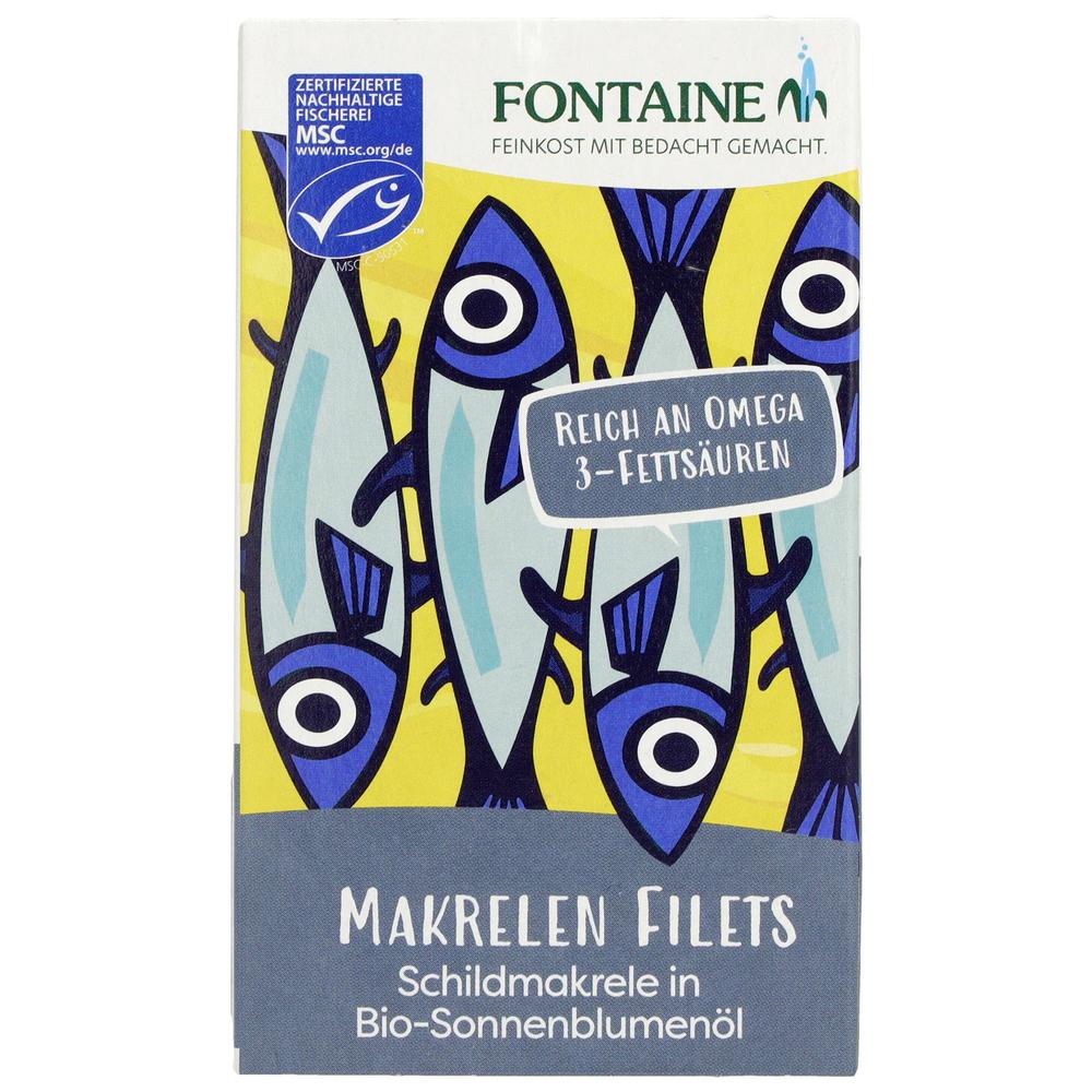 Makrelenfilets in Sonnenblumeöl 120 g