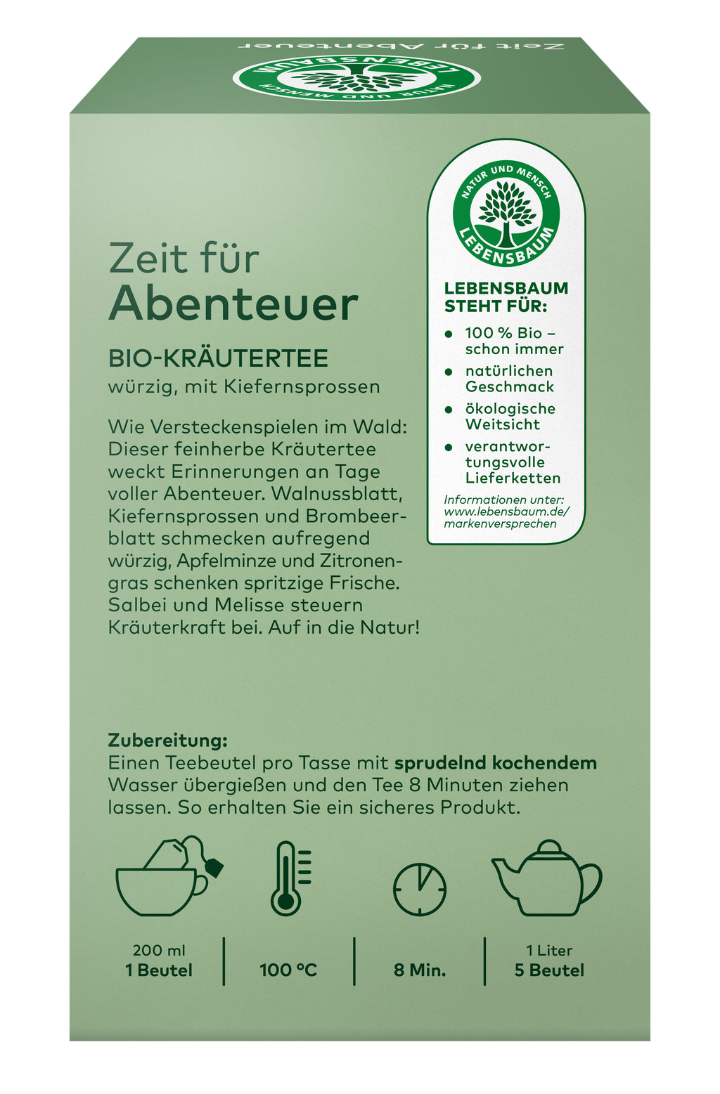 Zeit für Abenteuer Kräutertee 20x2g