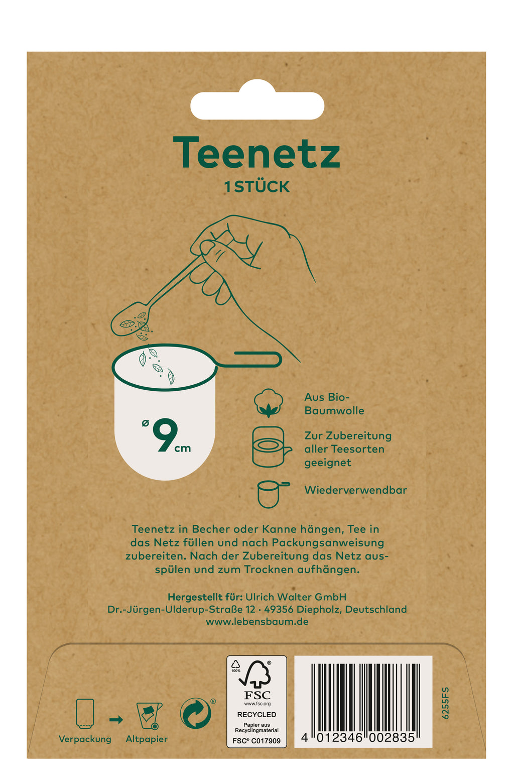 Teenetz Gr.2  9 cm 1 Stk